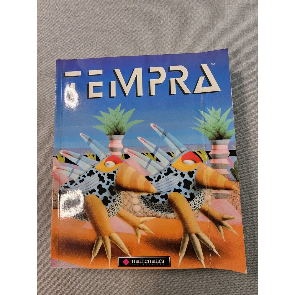 Vintage EMPRA Mathematica Incorporated Art Design Software Manual Booklet